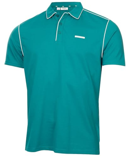 Calvin Klein Mens San Marcos Polo Shirt - Sea Green - XL