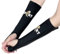 2XK-NOV Voleibol Armschoner für Damen, Unterarmschutz Zubehör für Voleiball, Sport Unterarm Ärmel -Handgelenkstützemit Schutzpolster und Daumenloch, 1-Paar, Negro, L (Negro, M)