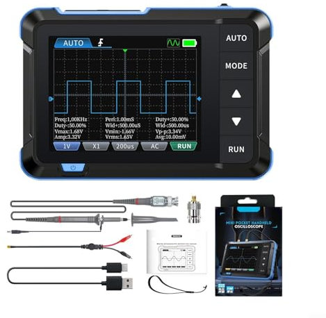 ZYNCUE Portable DSO153 Oscilloscope For FNIRSI Digital Handheld 1MHz Bandwidth Repair