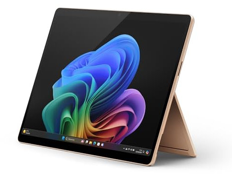 Microsoft Surface Pro, Copilot+ PC, 13 Zoll OLED Touchscreen, Snapdragon X Elite, 16 GB RAM, 1TB SSD, Modell 11. Edition, Duna, Netzteil Nicht im Lieferumfang enthalten, Windows 11 Home