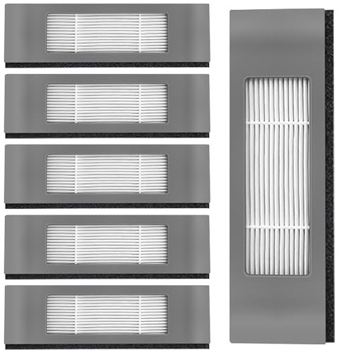 6 Stück N10 HEPA-Filter kompatibel mit Saugroboter Ecovacs DEEBOT OZMO N10 N10 Plus 920 950 T8 AIVI Max T9 T5 N5 N7 N8+ N8 Pro Plus DX55 DX93 DJ65, Filterset für Saugroboter, Ersatzteile