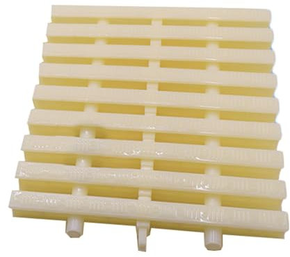 Grille de trop-Plein en Plastique pour piscines et salles de Bain, Grille de gouttière épissable 20 x 100 cm (2 pièces) pour Un Drainage Efficace de l'eau.