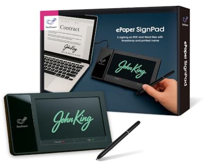 PenPower Blocco per cartelli ePaper ─ Firma elettronica (firma elettronica), firma digitale istantanea, il modo senza carta per lavorare in modo più intelligente!