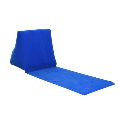 VIGOEXPRESS LEHATIKO Fauteuil gonflable avec pompe en matériau résistant à la déchirure Chaise longue de plage pour camping avec pied triangulaire Bleu