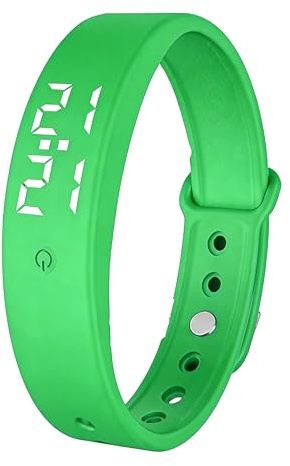 MeiKYing Vibrationswecker Armband,Vibrationsalarm Erinnerung Uhr,Pillenerinnerungen,Silent Vibrating Alarm Reminder Watch mit Timer,wasserdichte Uhren für Jungen,Mädchen und Erwachsene