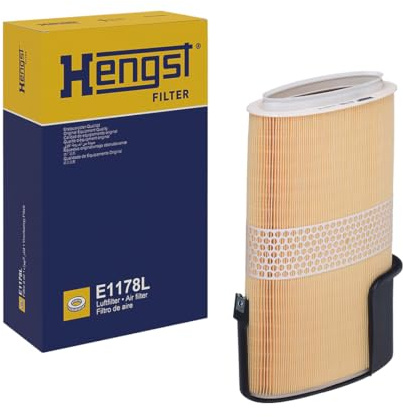 HENGST - Luftfilter E1178L - Luft-Filtereinsatz für KFZ | Hochwertiger Motorluftfilter für Otto- oder Dieselmotor - Schutz für Motoren - Wasserbeständig