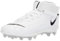Nike Men's Force Savage Pro 2 Football Cleat White/Black/Wolf Grey Size 14 M US