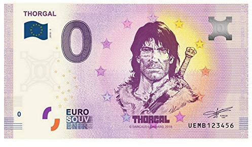 Bank Note 0 Euro Souvenir Thorgal (2018)