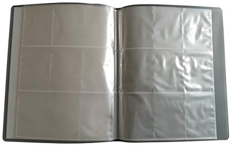 Arkero-G® Sammelmappe mit 12 Seiten (für 216 Karten) Trading Card 9-Pocket Tauschalbum/Sammelalbum Ordner - Mappe LEER