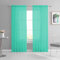 KEQIAOSUOCAI Transparente türkise Vorhänge, 213,4 cm Länge, mit Stangentasche, leicht, Voile, Vorhänge für Schlafzimmer, Betthimmel, Vorhänge, 132 x 213,4 cm, 2er-Set