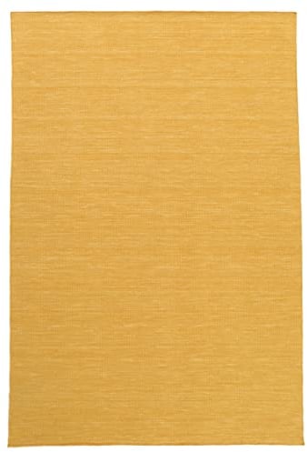 RugVista, Kelim Loom, Teppich, Kurzflor Teppich, 250 x 350 cm, Rechteckiger, Moderner Kelim Teppich, Wolle, Flur, Schlafzimmer, Küche, Wohnzimmer, Gelb, Hellbraun