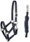 PFIFF 102931 Halfter und Strick Set, Kunststoffhalfter Führstrick, Dunkelblau Pony