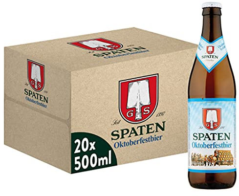 Spaten Oktoberfest, Birra Bottiglia - Pacco da 20x50cl