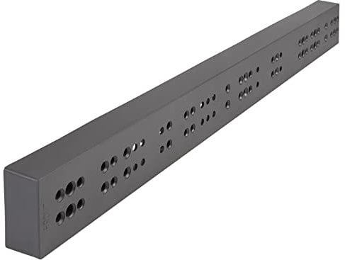 SOTECH Baguettes d'écartement Coulisses de Tiroirs (LxHxP) 25 x 50 x 486 mm Anthracite Barre d'écartement pour Coulisses sous Tiroir