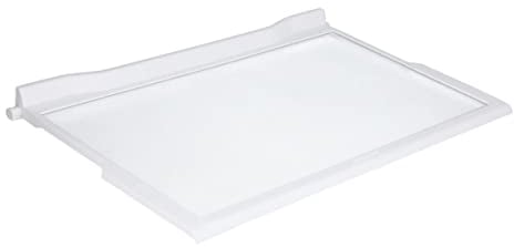 easyPART Kompatibel/Ersatz für Bauknecht 481010643010 Glasplatte oben Whirlpool 474x288mm mit Rahmen für Kühlschrank KühlGefrierKombination