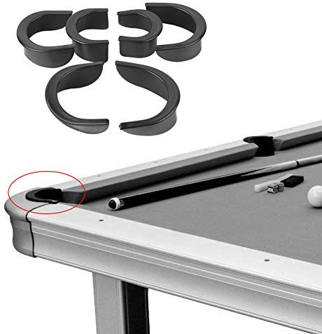 Agatige Tischtascheneinlagen, Billard-Loch-Gummieinlagen, 6-teilige Billard-Billardtisch-Lochtaschen-Gummieinlagen Kolloid-Ersatz-Gesundheitsausrüstung Billardtisch-Tascheneinlagen Zubehör-Set