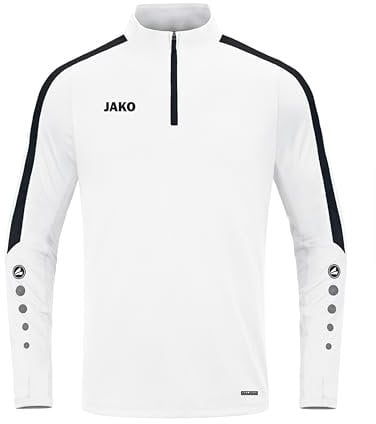 JAKO Herren Ziptop Power, Weiß, XXL