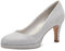 Tamaris Damen 1-22402-42 Pumps, Silver Glam, 39 EU