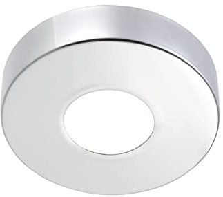 DTGN 80x19mm(DxT) Rond Rosace Plaque - Bonne pour Salle Bain Cuisine 33mm Diamètre Tuyau - 201 Inox Acier Eau Tuyau Couverture - Argenté