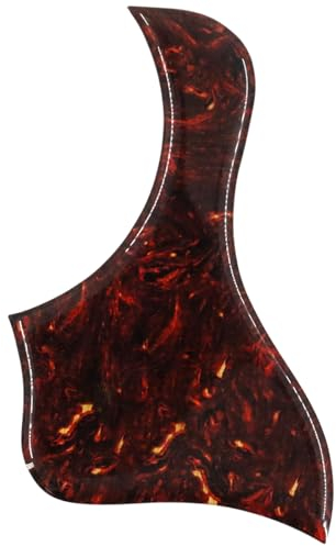 Domofa Akustikgitarre Pickguard Dicker Pickguard für Taylor Akustikgitarre Ersatzteile (Dark Tortoise)