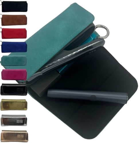 GC Etui Tasche Zubehör kompatibel mit IQOS Iluma oder orginals Duo 3.0 + Terea o. Heets Sticks Set (Türlis)