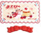 GeekShare Cute Durable Keyboard Mouse Pad Set, Rectangular Gaming Mouse Mat with Bow-Knot Wrist Cushion Support - Personalized Design for Gaming, Office, and Home Use - MMCD