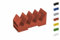 Hutschienenhalter/Adapter Quadro für Shelly-MINI DIN Rail bracket (35mm) (Rot (Prime))