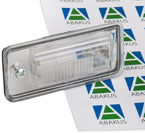 ABAKUS Kennzeichenleuchte Kompatibel mit Audi A3 + A6 Stufenheck + Kombi + A4 Cabrio + A4 Avant + A4 Stufenheck + Kombi 00-13