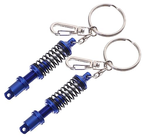 SOESFOUFU 2stücke Stoßdämpfer Schlüsselanhänger Aus Kreatives Autozubehör Robuste Und Langlebige Schlüsselringe Für Auto Hausschlüssel