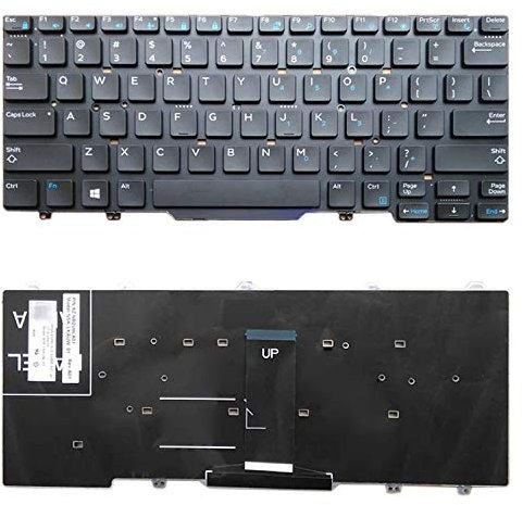 Laptop Replacement Keyboard US Version Keyboard for Dell Latitude 3340 E3340 7350 E5450 E7450 5450 7450
