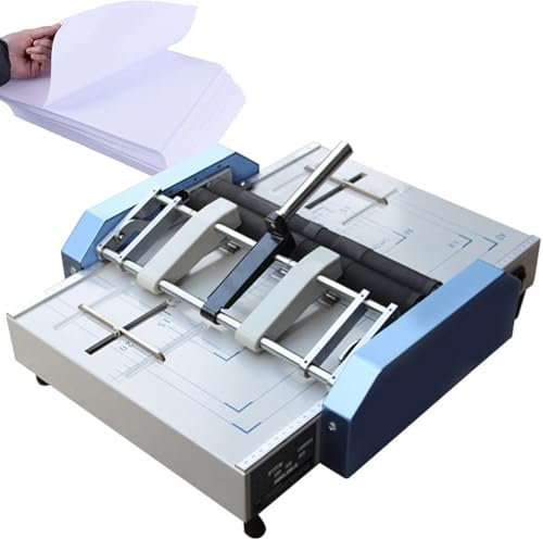 Elektrischer Papierbuchhefter, Rillmaschine, A3-Papierbroschüren-Falzmaschine, Papierordner-Heftermaschine, Buch-Automatik-Broschüren-Bindemaschine