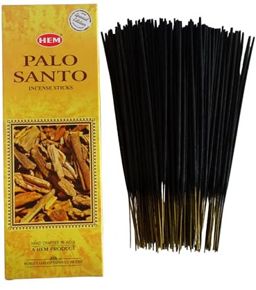Hem Palo Santo Räucherstäbchen, 1 Packungen mit 200 g (160-180 Stäbchen), Aromatherapie, Meditation, Yoga, umweltfreundliche Verpackung