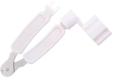 3-in-1 Gitarren-Saiten-Pegs, Stimmgerät, Saitenschneider und Stegstift-Abzieher, Gitarrenwerkzeug zum Reparieren von Zurücksetzen