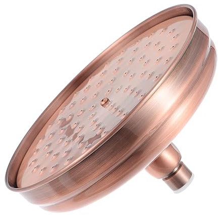 BESPORTBLE 1 Pieza alcachofa de la ducha alto pulverizador de presión antiguo cepillado Boquilla bacho herramienta baño batom bathroom cabezal de pulverización aspersor de ducha cobre rojo