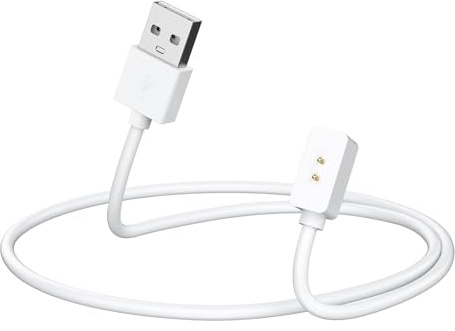 Vancle Cargador Compatible con Xiaomi Redmi Watch 5 Active/Redmi Watch 5 Lite/Redmi Watch5, Cable de Carga Rápida USB, Cargador Portátil (Blanco, 60cm)