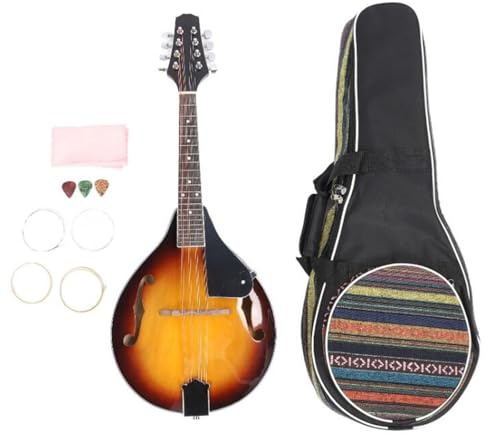 Mandolina Color Atardecer Guitarra De Ocho Cuerdas Adulto Principiante Profesional