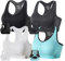 FITTIN Racerback Sports Bra for Women- Padded Seamless Activewear Bras for Yoga Gym Workout Fitness