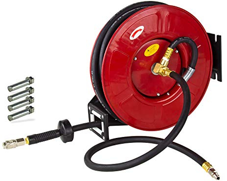 Druckluft Schlauchtrommel Schlauchaufroller Schlauchbox Druckluftschlauch 15 m