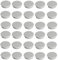 FRANKEN 30x Haftmagnete Magnet, 32 mm, 800 g (Grau)