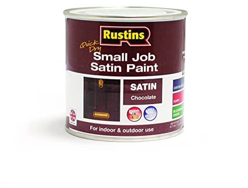 RUSTINS Small Job Satin Paint Chocolate 250ml