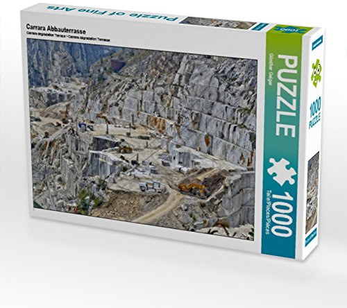 CALVENDO Puzzle Carrara Abbauterrasse | 1000 Teile Lege-Größe 64 x 48 cm Foto-Puzzle für glückliche Stunden