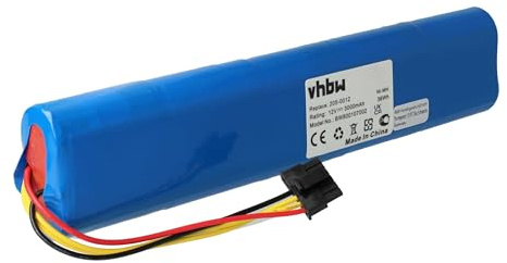 vhbw 1x Akku Ersatz für Neato 205-0012, 945-0179, 945-0129, 945-0177, EBVB-141, 945-0123, NX2000SCx10 für Home Cleaner Heimroboter (3000 mAh, 12 V, NiMH)