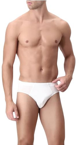 PEROFIL Slip Medio GIOVE 2000 100% fiolo Scozia (5 L IT52, Bianco)