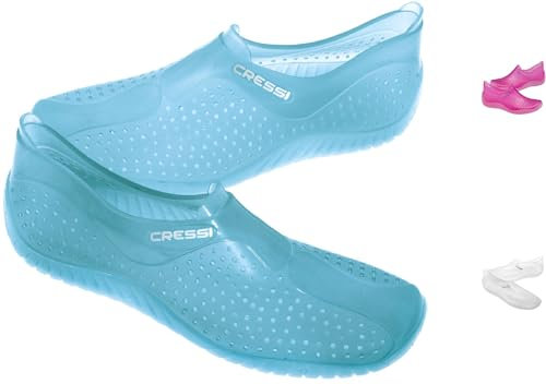 Cressi Water Shoes Junior - Chaussures pour Enfants pour Tous Types d'Activités Nautiques, Transparent , 25/26