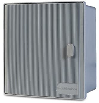 EINSIDE Cassetta Enel completa di serratura, Box in vetroresina per contatore, 2 posti