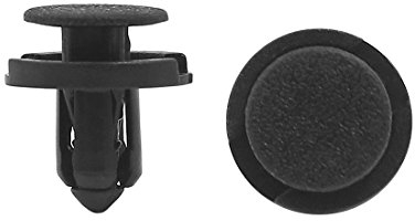sourcing map 30pcs 8mm Trou Diamètre 18mm Rivets plastique tête Appuyer sur agrafes fixation pour voiture