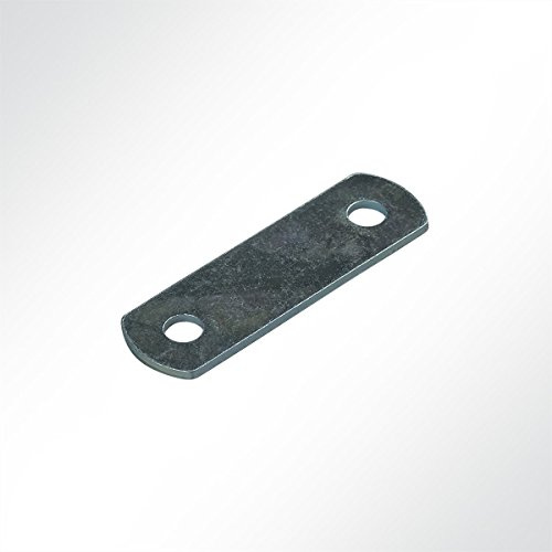 LYSEL® Gegenplatte für Riemenkrampe Jeep/VW, (BxL) 15x50mm in grau (1 Stück)