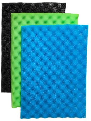 LTWHOME Fish Pond Foam Filters fit for Lotus Green Genie 24000 (Pack of 1 set)