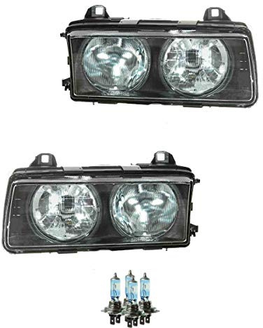 Scheinwerfer Set rechts & links H7/H7 für 3er Cabriolet E36 inkl. Lampen
