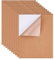 BENECREAT Lot de 10 Feuilles de liège Auto-adhésives 45x35cm (1mm d'épaisseur) Feuilles de Support en liège Isolant Rectangle pour Dessous de Verre, décoration Murale, fête et Bricolage